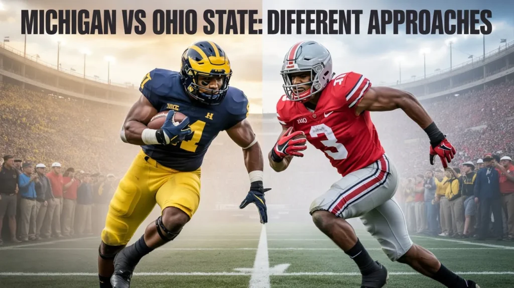 Michigan vs Ohio State: Different Approaches